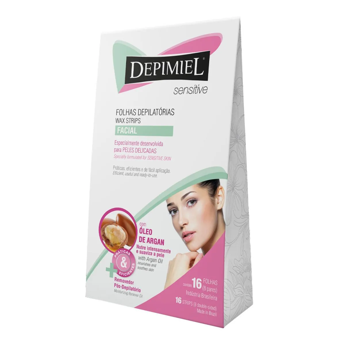 Folhas Para Depilação Facial Depimiel Sensitive 16 Unidades