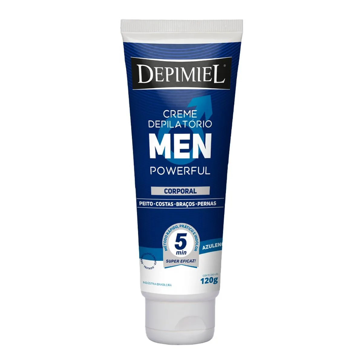 Creme Depilatório Corporal Depimiel Men Powerful Bisnaga 120g