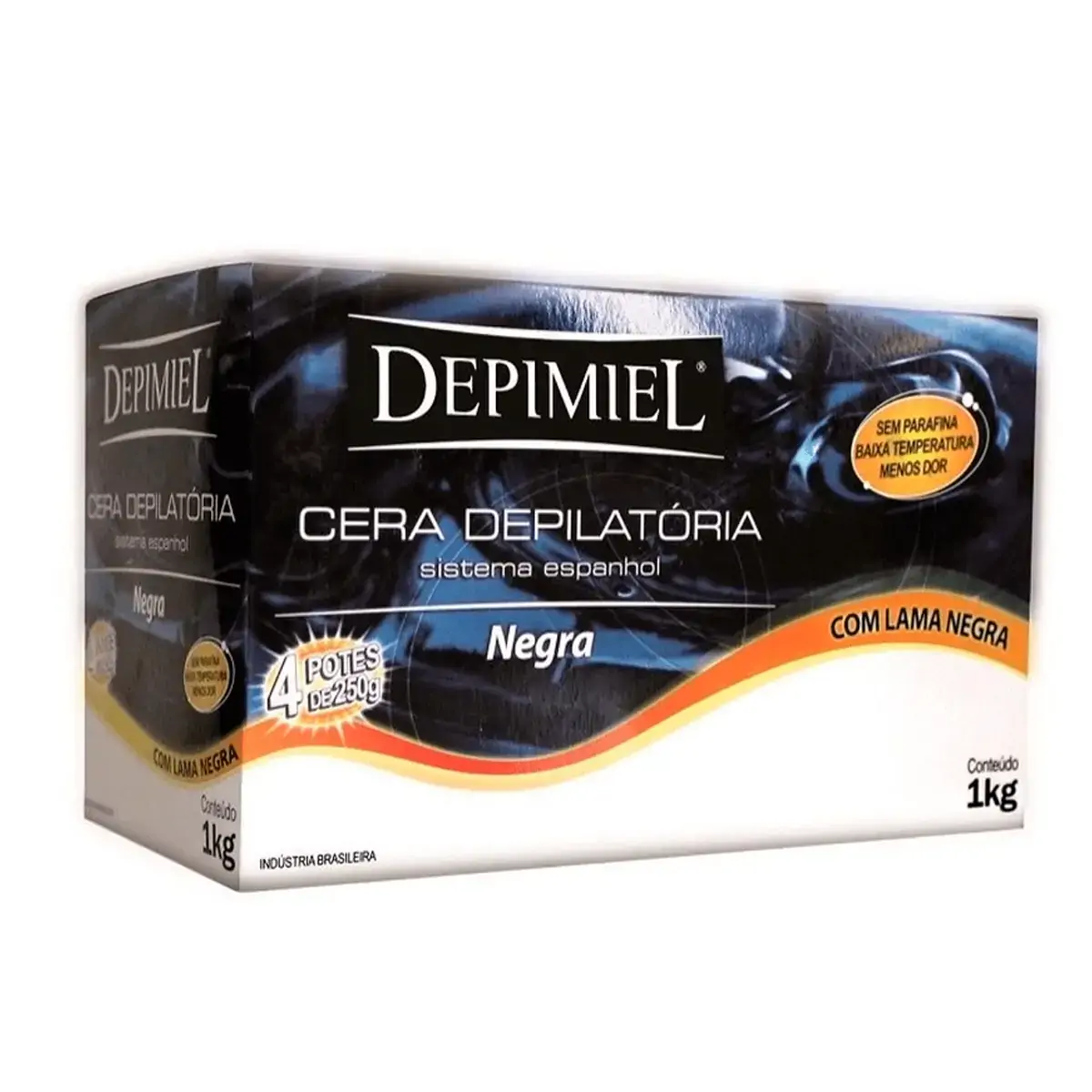 Cera Depimiel 4 Potes 250g Negra 1k