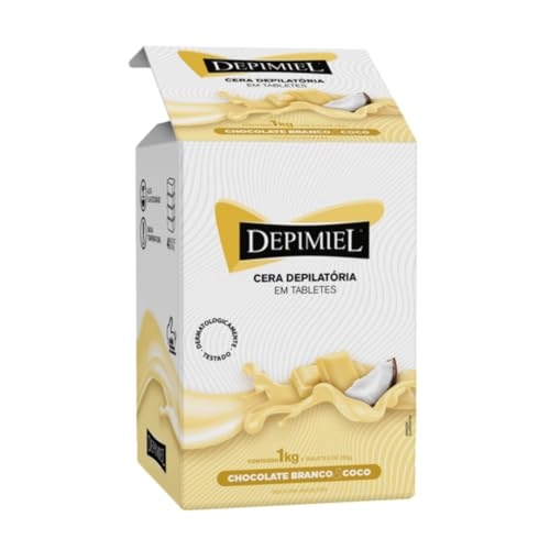 Depimiel Cera Choco Branco Coco 250g 4 Tabletes