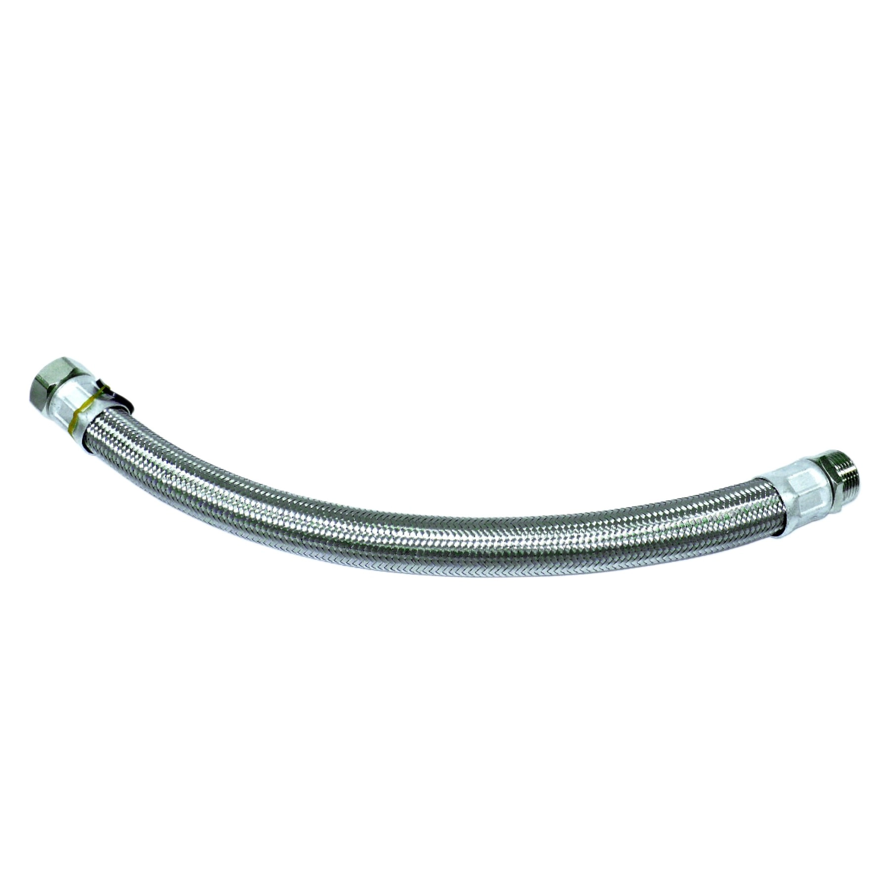 Tubo Flexível 1 por 30cm para Reduzir Ruídos Aço Inox Rowa