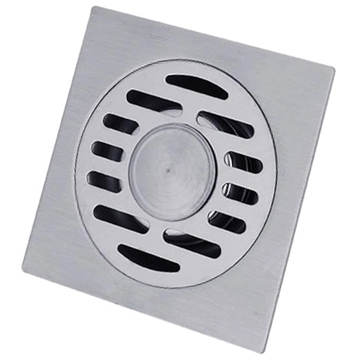 Ralo Aço Inox 10x10 Banheiro Lavabo Casa Jardim Quintal Anti Corrosao Resistente Seguro Higienico