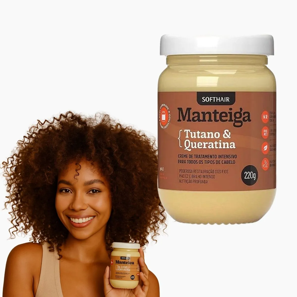 Creme De Reconstrução E Nutrição Capilar Tutano E Queratina