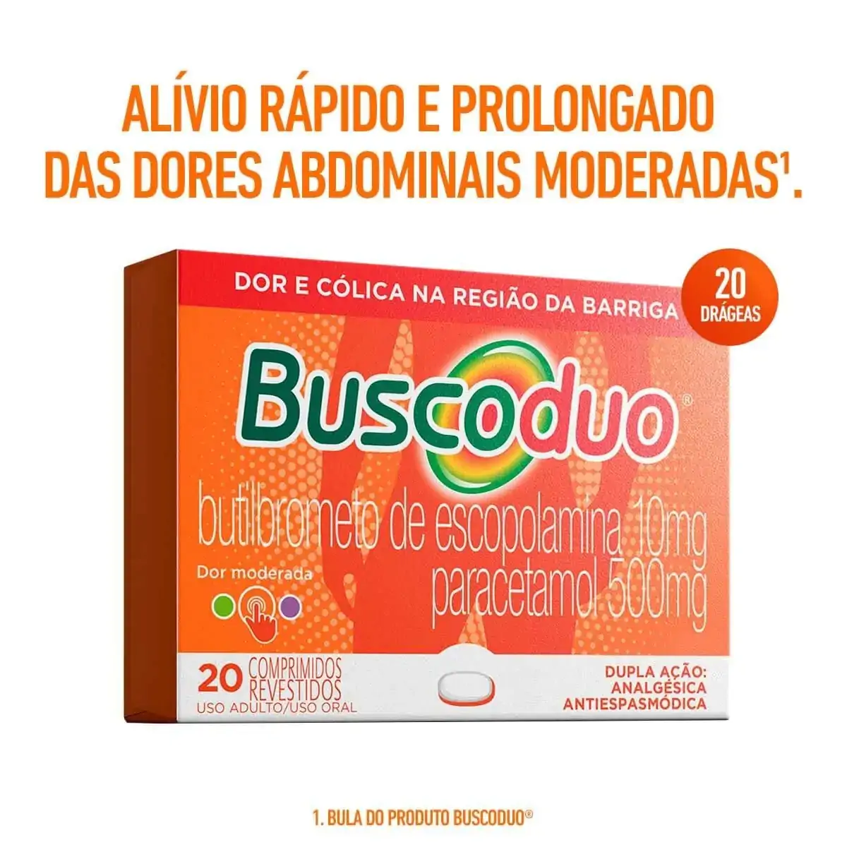 Buscoduo Boehringer Ingelheim Caixa 20 Comprimidos Revestidos
