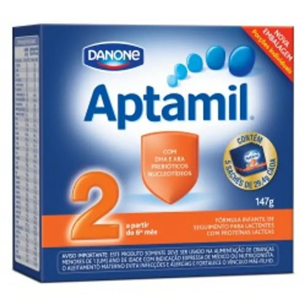 Leite Po Danone Aptamil 2 Sachet