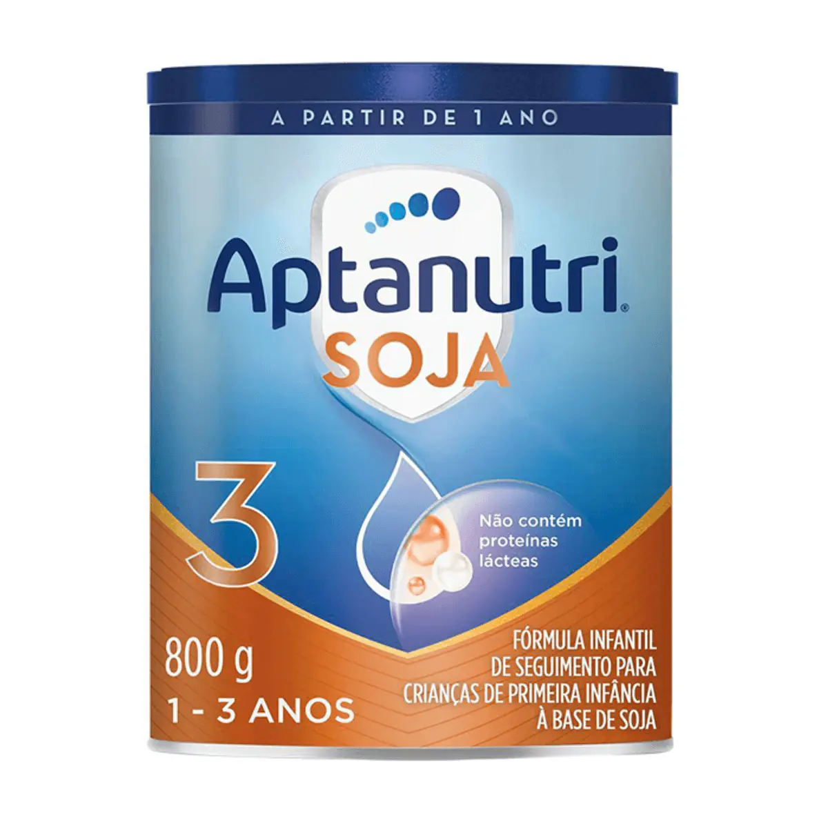 Fórmula Infantil Aptanutri Soja 3 Lata 800g