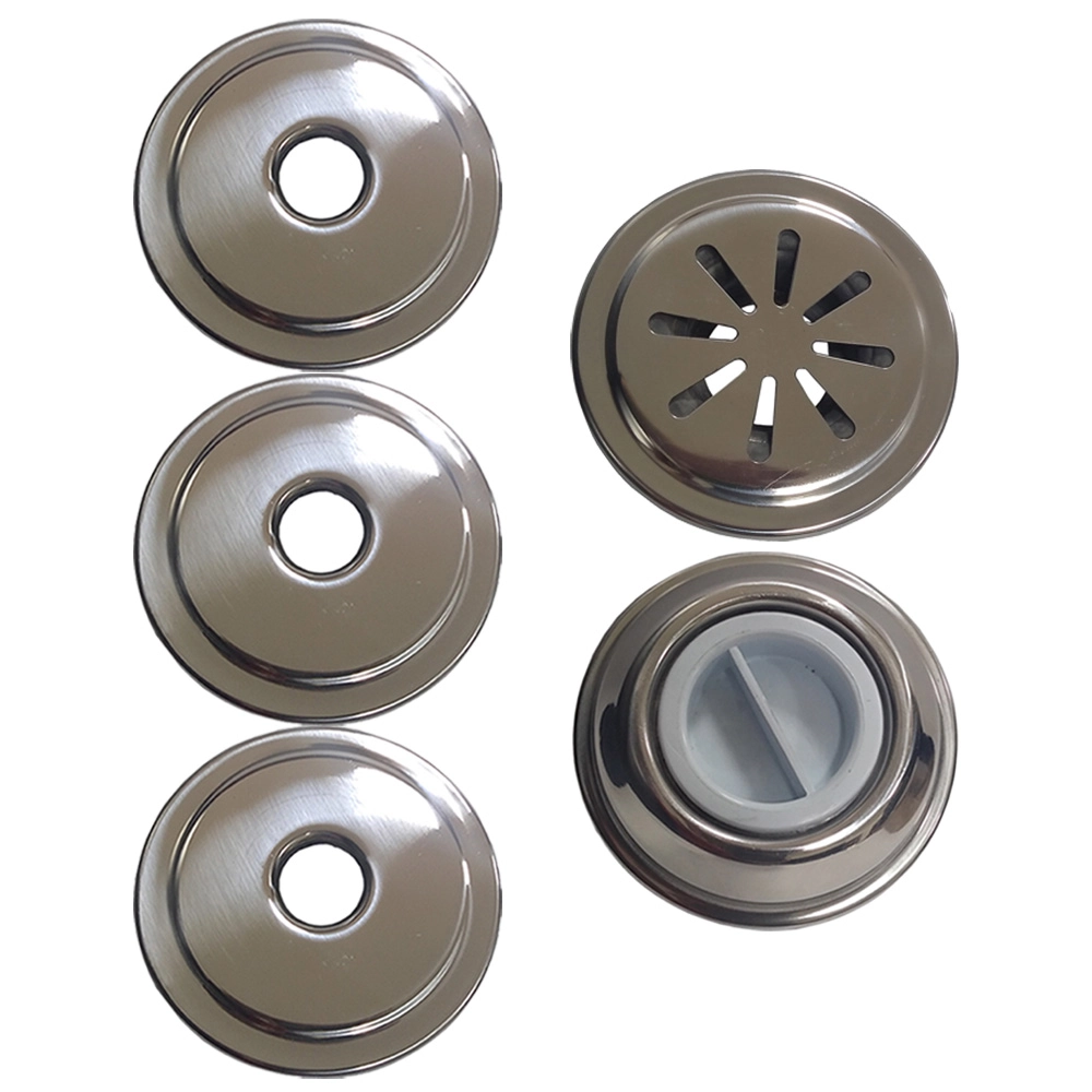 Kit 3 Retorno 1 Aspiração 1 Nível Piscina Alvenaria Inox 50mm