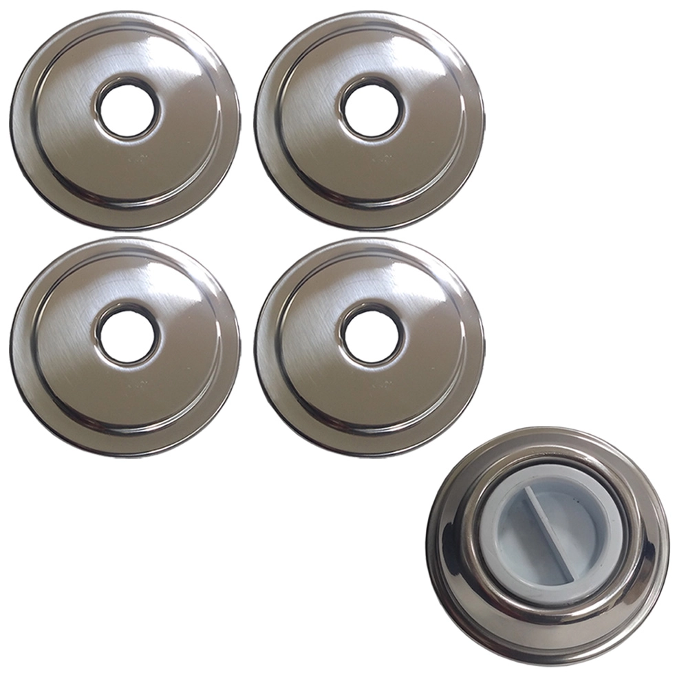 Kit 4 Retorno 1 Aspiração Piscina Alvenaria Azulej Inox 50mm