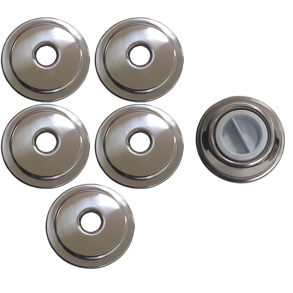 Kit 5 Retorno 1 Aspiração Piscina Alvenaria Azulej Inox 50mm