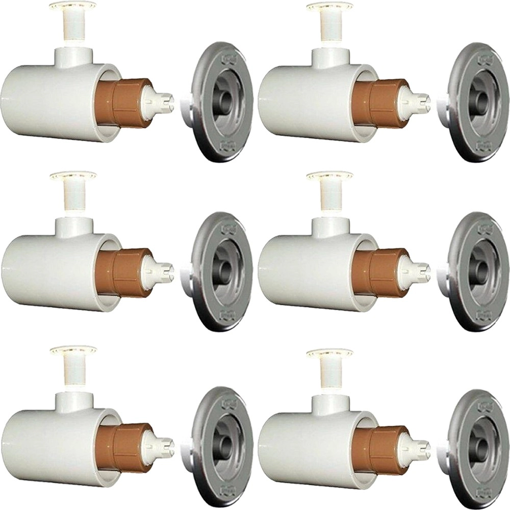 Kit Piscina 6 Dispositivos De Hidromassagem Inox Pratic Sodramar