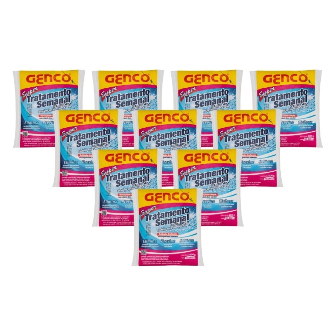 10 Oxidante Piscina Oxigenco Elimina Gordura E Óleo - Genco