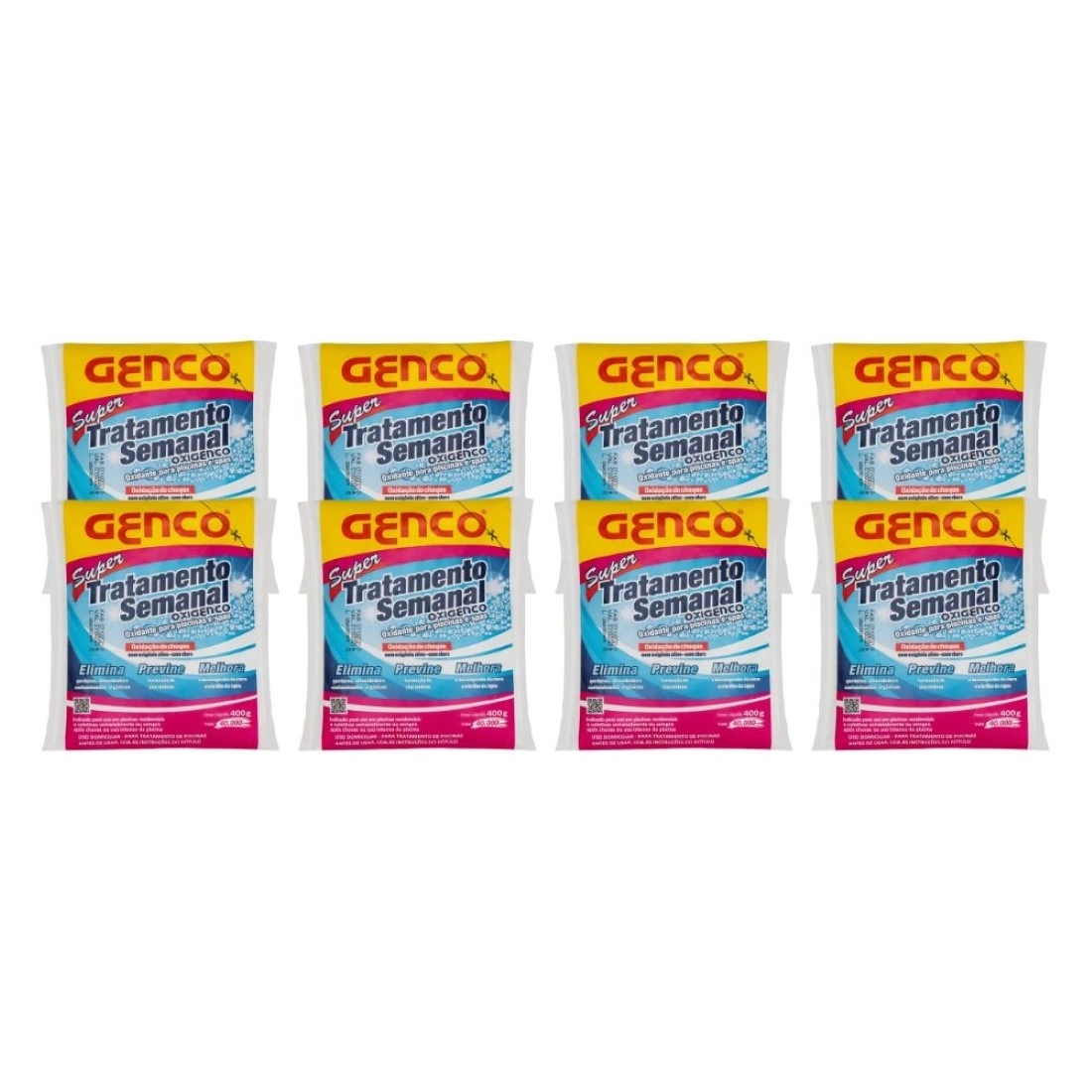 8 Oxidante Piscina Oxigenco Elimina Gordura E Óleo - Genco
