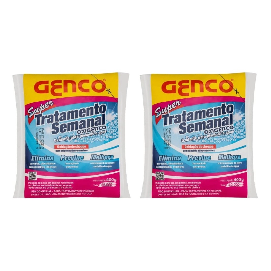 2 Oxidante Piscina Oxigenco Elimina Gordura E Óleo - Genco