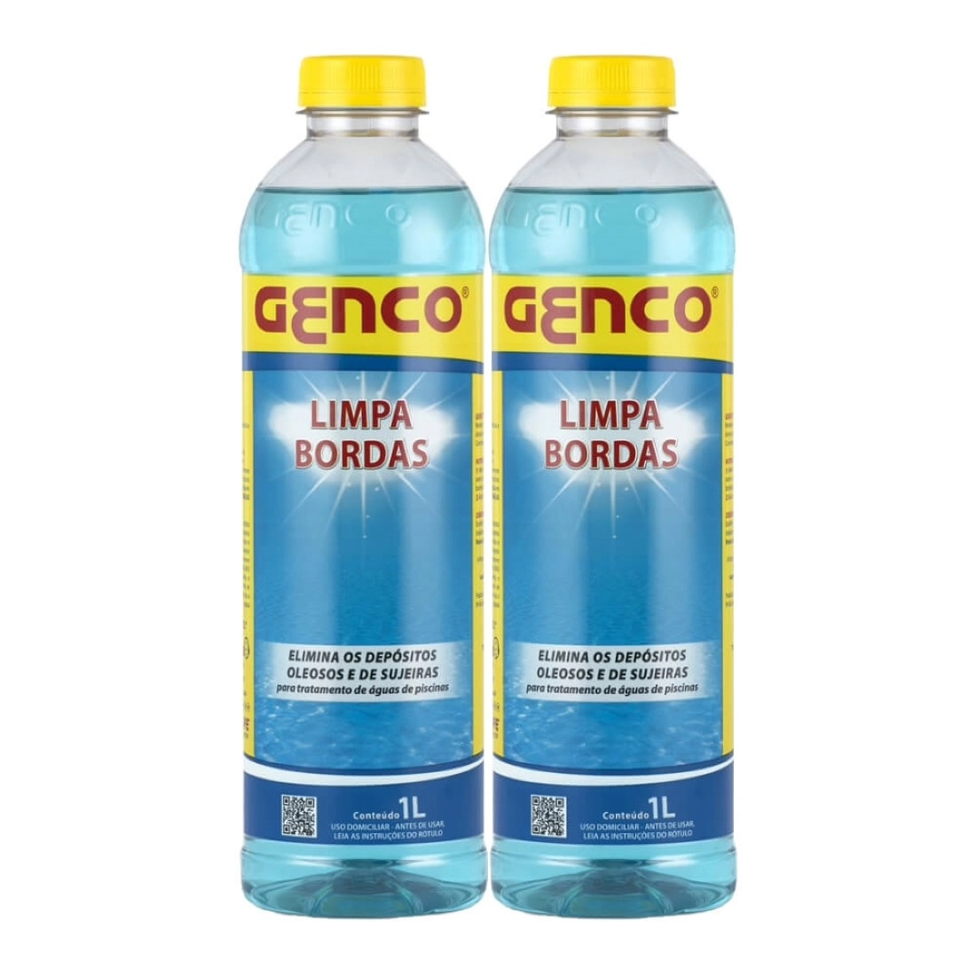 Kit 2x Limpa Bordas Para Piscina 1l - Genco