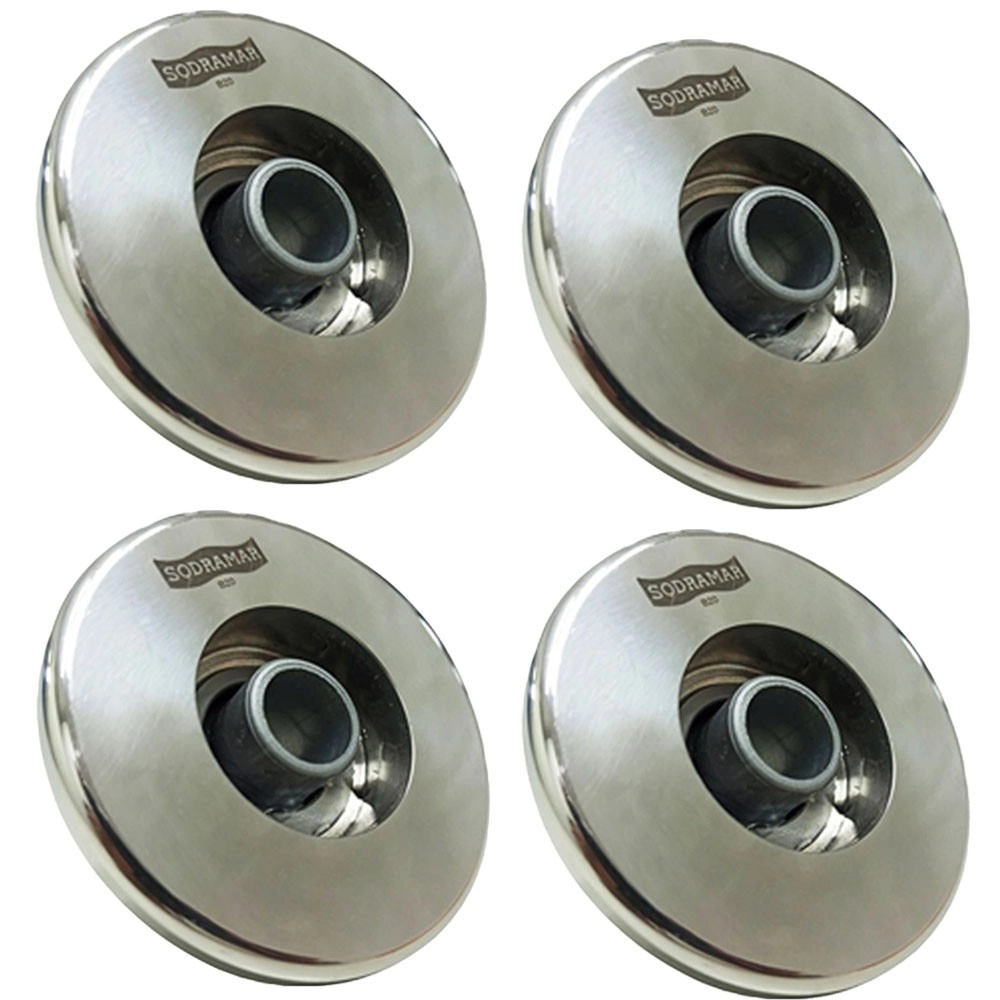 Kit Piscina 4 Dispositivos De Retorno Sodramar - Inox 316