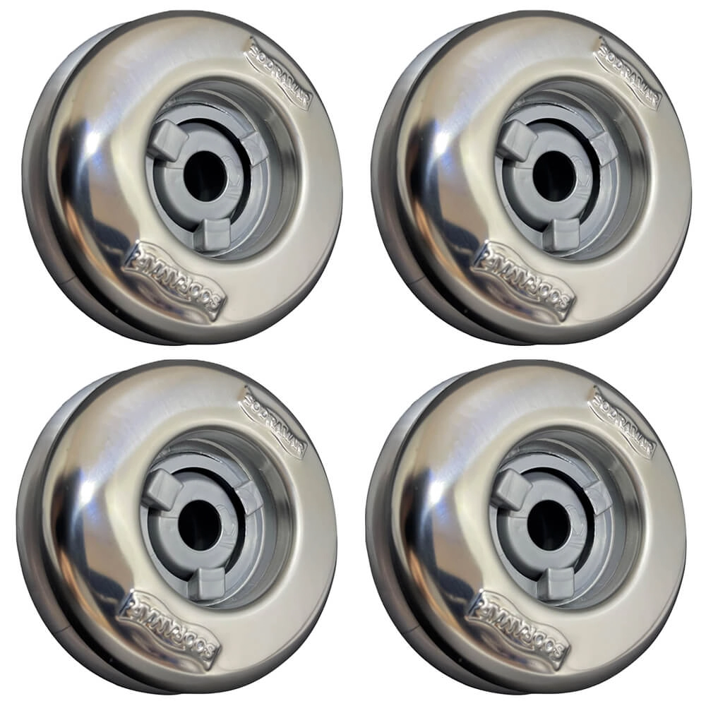 Kit Piscina 4 Dispositivo Retorno Inox Sodramar - Vinil