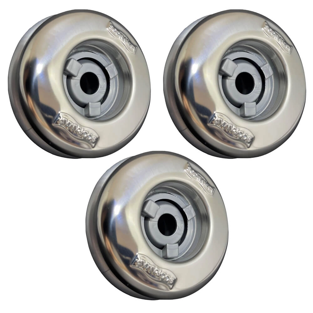 Kit Piscina 3 Dispositivo Retorno Inox Sodramar - Vinil