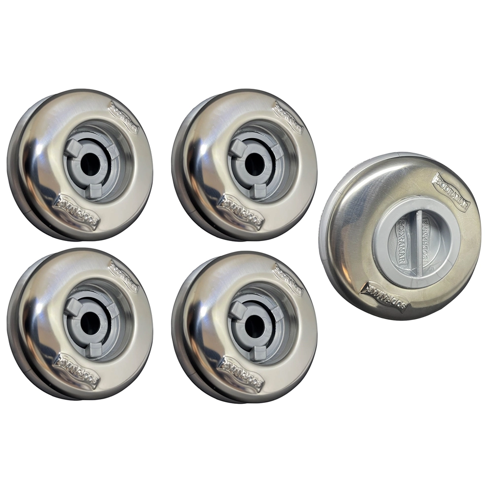 Kit Dispositivo 4 Retorno 1 Aspiração Inox Sodramar - Vinil