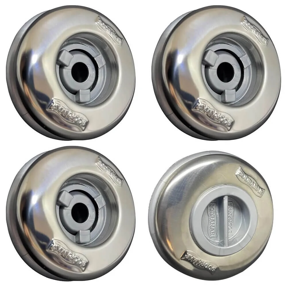 Kit Dispositivo 3 Retorno 1 Aspiração Inox Sodramar - Vinil