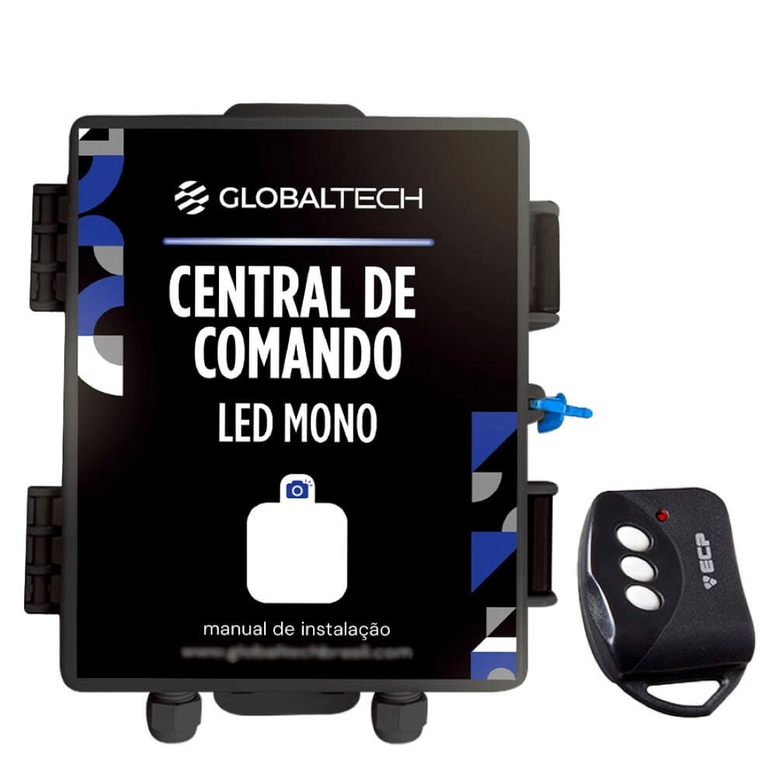 Central De Comando Led Piscina Monocromático Com Controle - 180w/15a