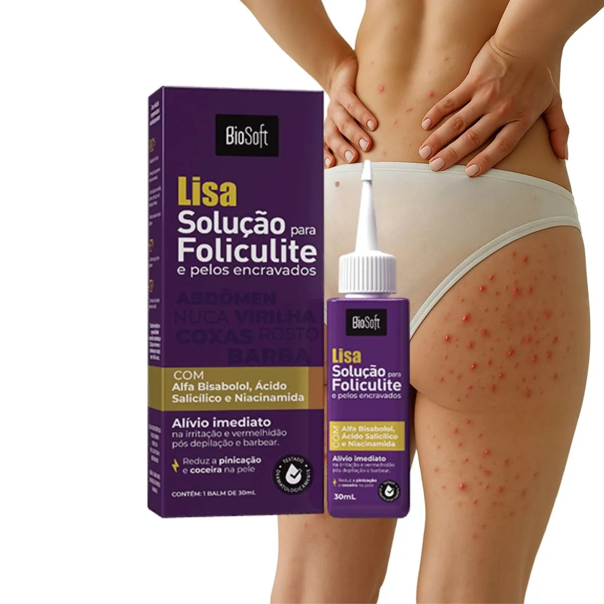 Creme Para Foliculite No Gluteo Virilha Coxa Pelo Encravado