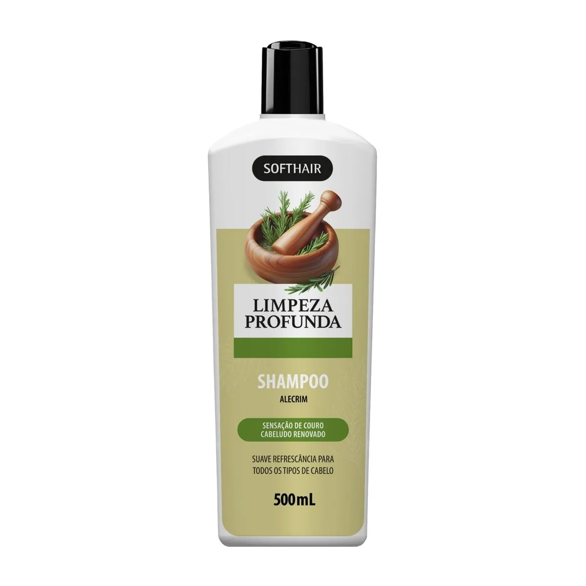 Shampoo Alecrim Controle Oleosidade Detox Crescimento Queda