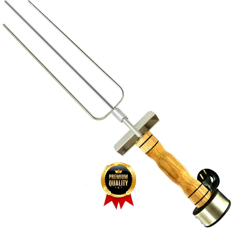 Espeto Giratório Elétrico Premium Churrasco Inox 220v Eg018