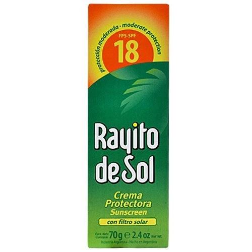 Rayito De Sol Crema Protetor 18 70gr