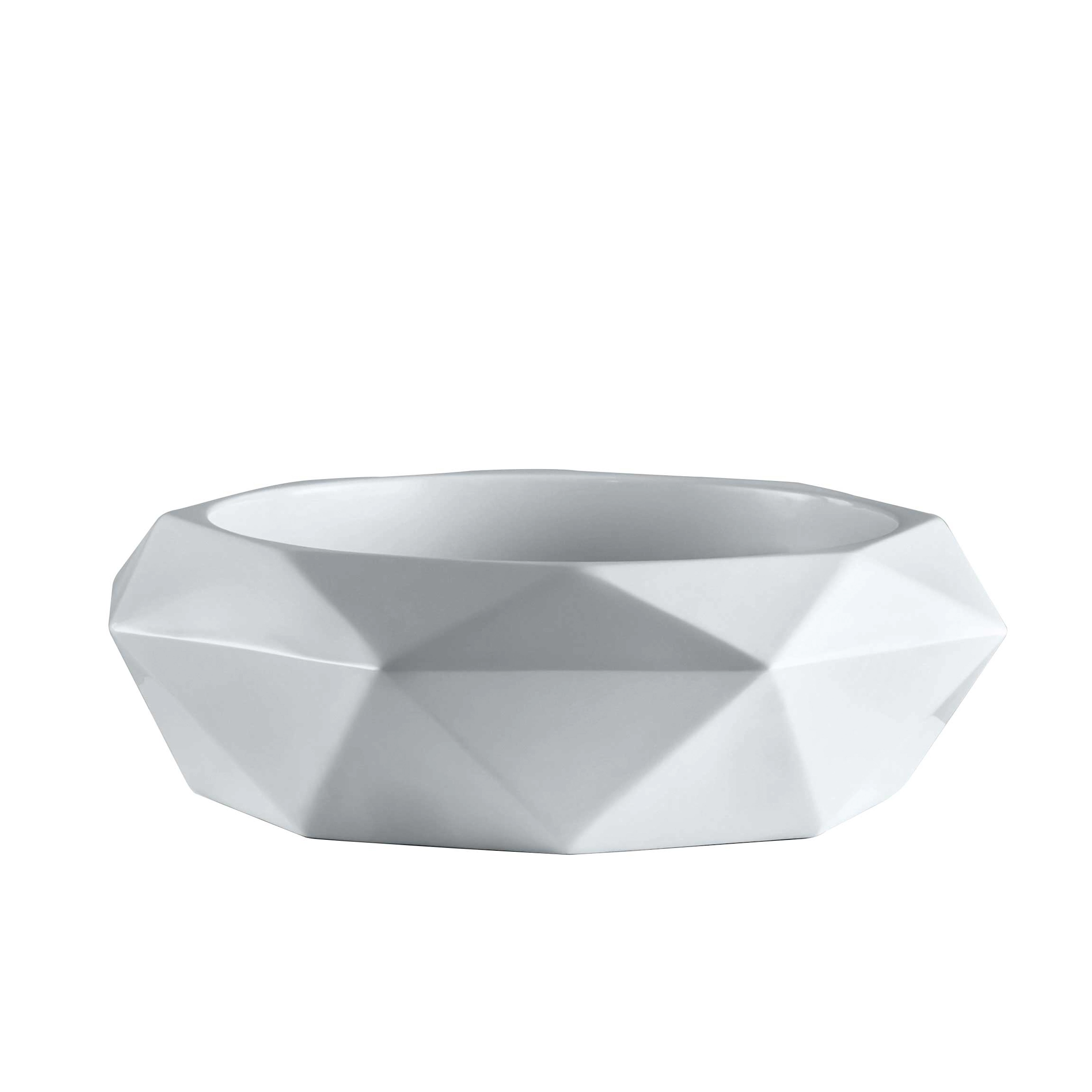Cuba Concreto Artesanal De Sobrepor 3d - Mod Diamond -branca