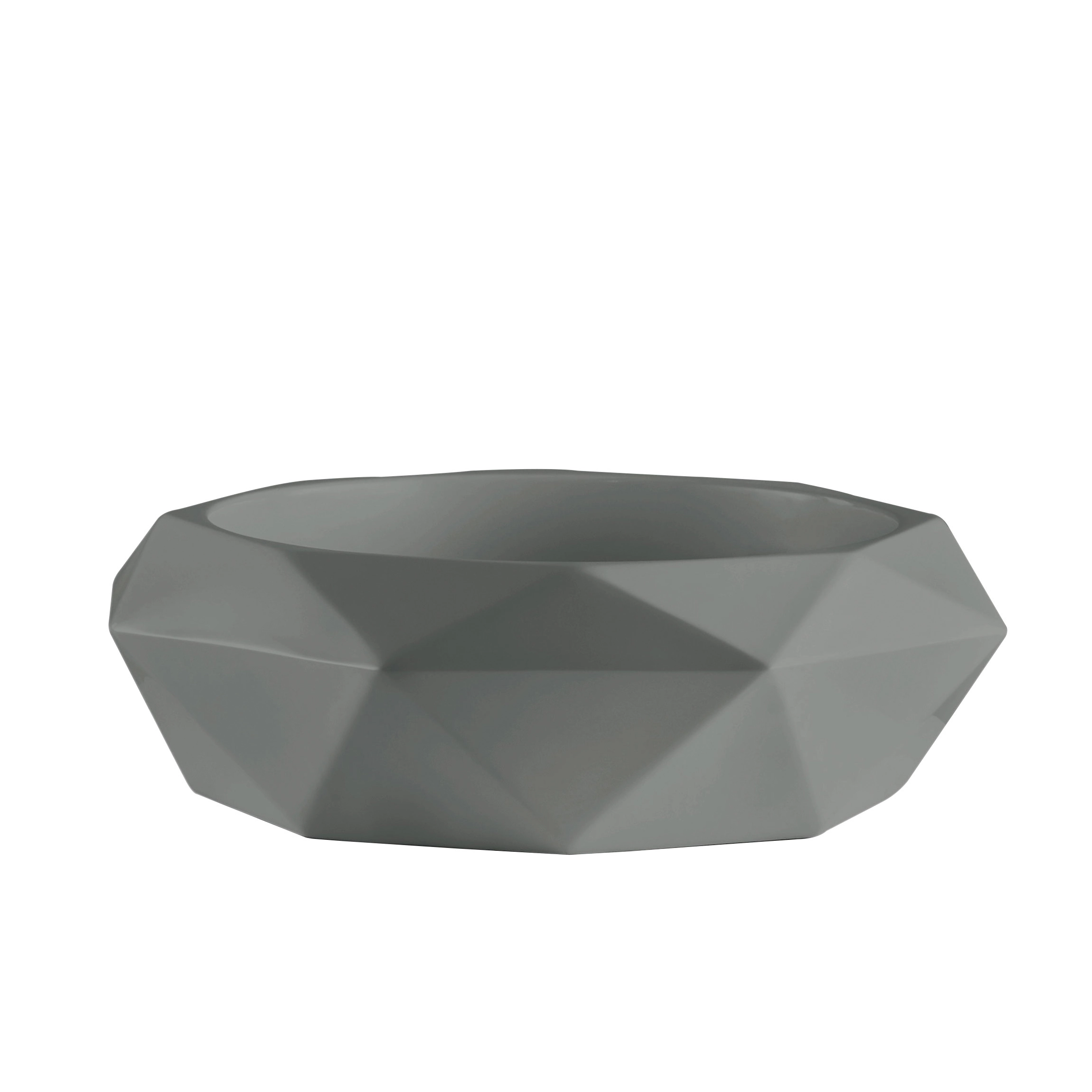 Cuba Concreto Artesanal De Sobrepor 3d - Mod Diamond- Cinza