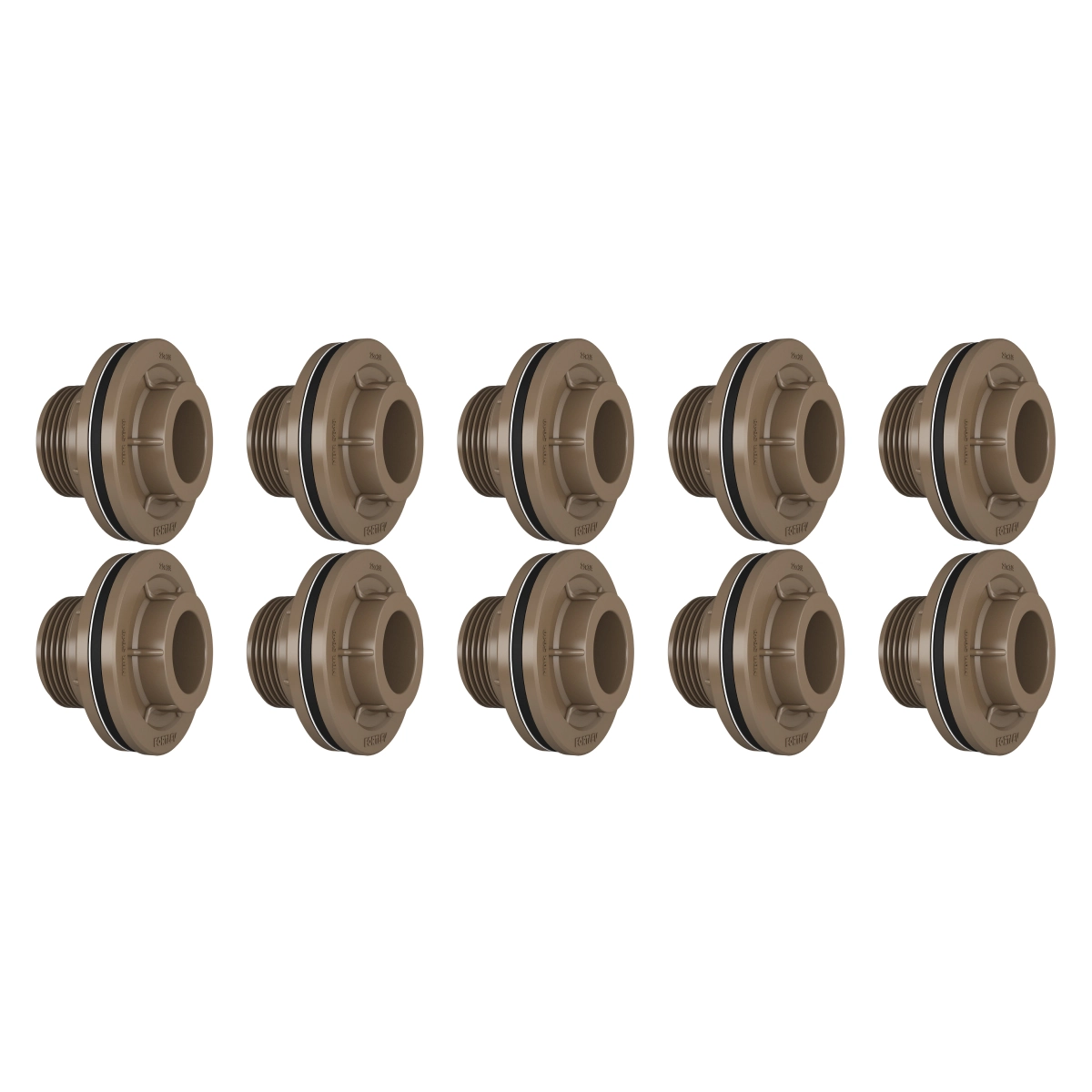 Kit 10 Adaptadores Flange Caixa d Água 25X3/4 Fortlev