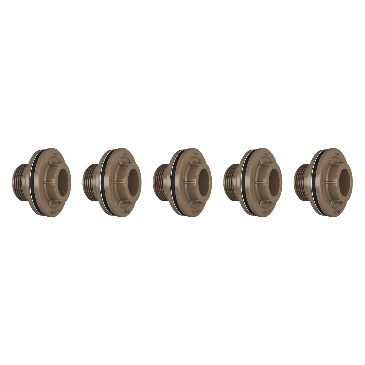 Kit 5 Adaptadores Flange Caixa d Água 25X3/4 Fortlev