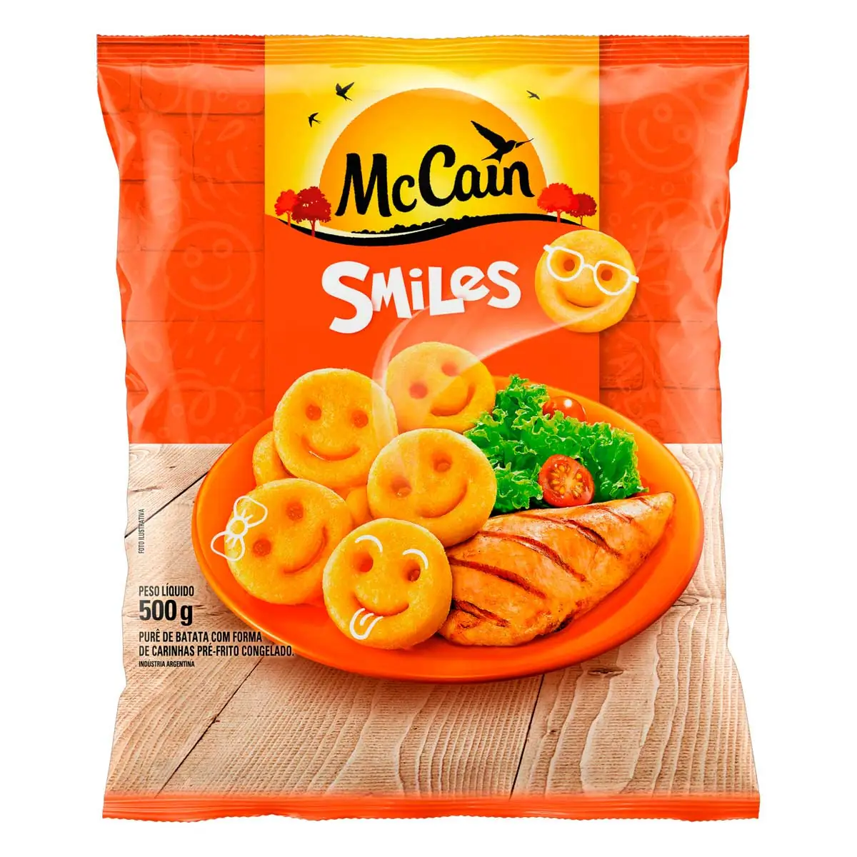 Batata Congelada MCCAIN Smiles Pacote 500g