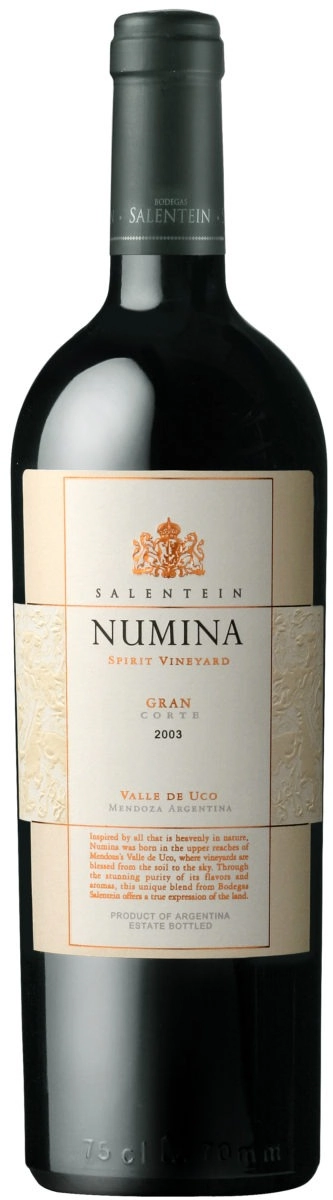 Vinho Argentino Tinto SALENTEIN NUMINA Garrafa 750ml