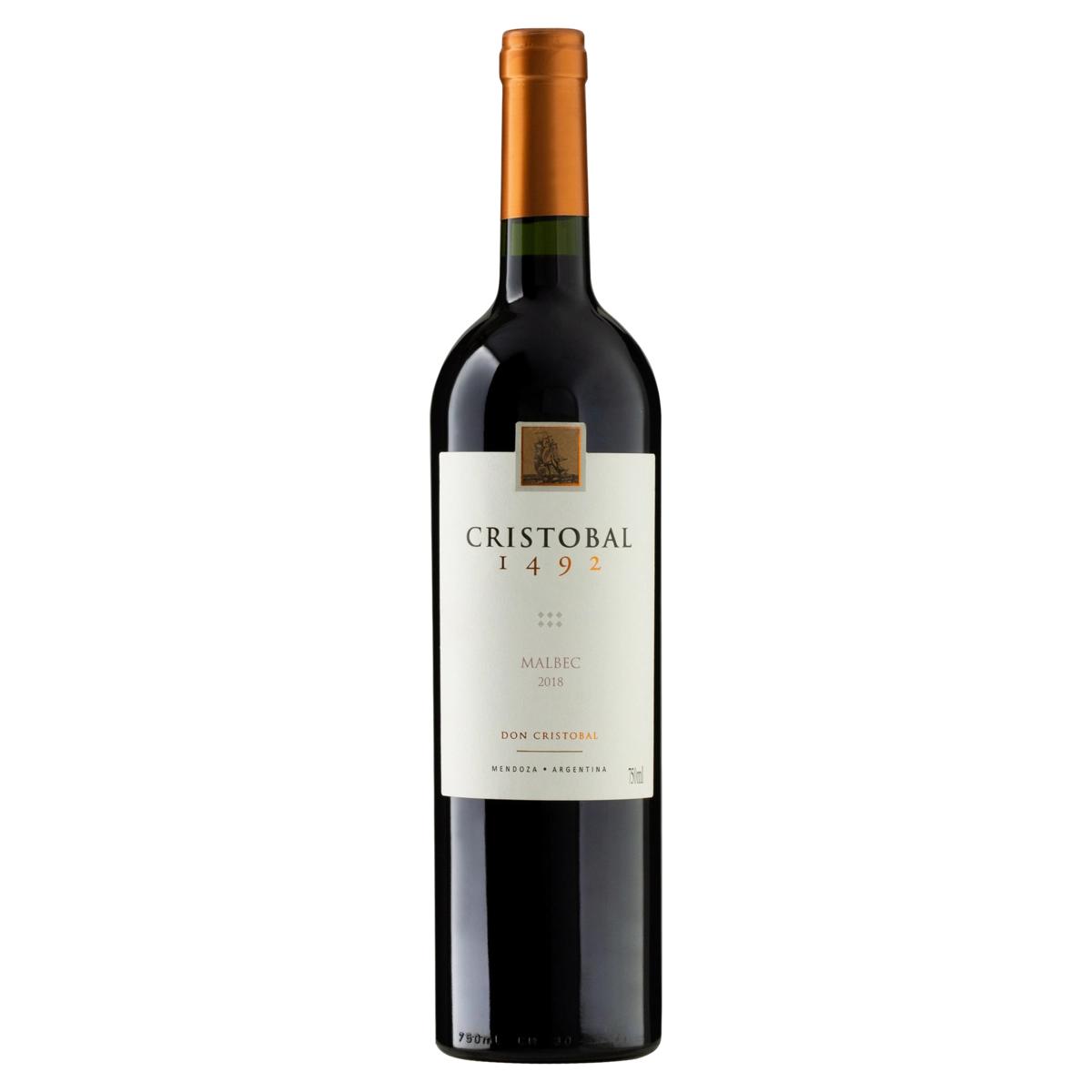 Vinho Argentino Tinto Cristobal 1492 Malbec Mendoza Garrafa 750ml