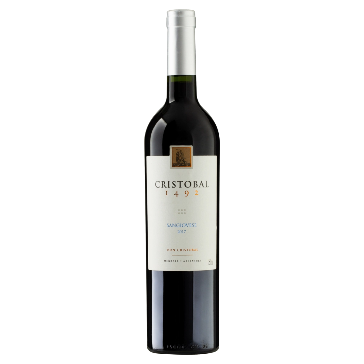 Vinho Argentino Tinto Cristobal 1492 Sangiovese Mendoza Garrafa 750ml