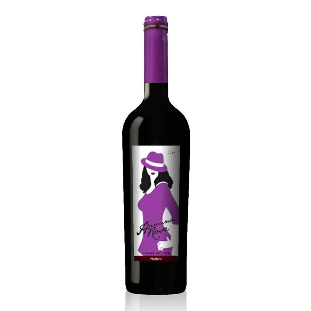 Vinho Argentino Tinto Seco Havana Rose Malbec Mendoza Garrafa 750ml