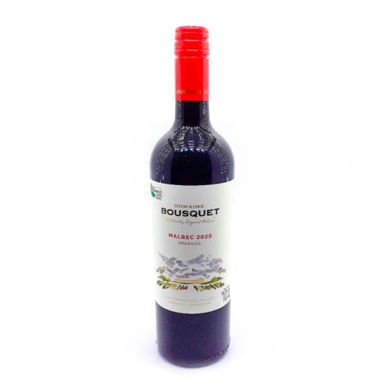 Vinho Argentino Tinto Orgânico Domaine Bousquet Malbec Mendoza Garrafa 750ml