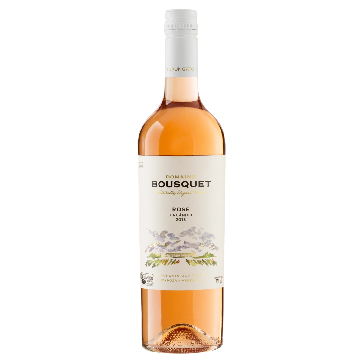 Vinho Argentino Rosé Orgânico Domaine Bousquet Malbec Cabernet Mendoza Garrafa 750ml