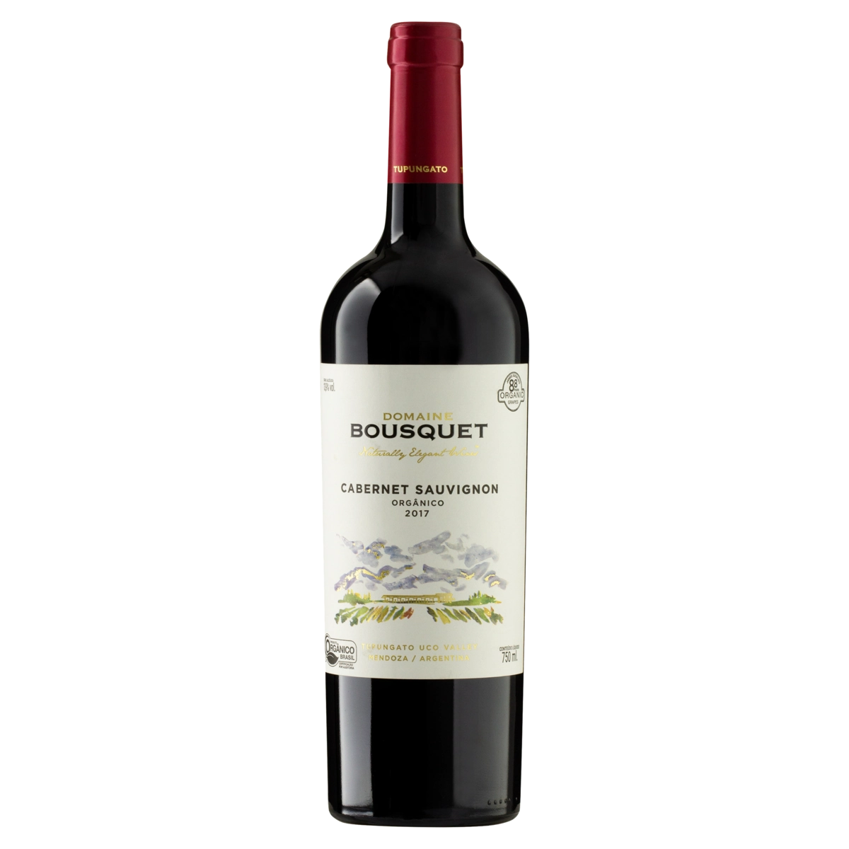 Vinho Argentino Tinto Orgânico Domaine Bousquet Cabernet Sauvignon Mendoza Garrafa 750ml