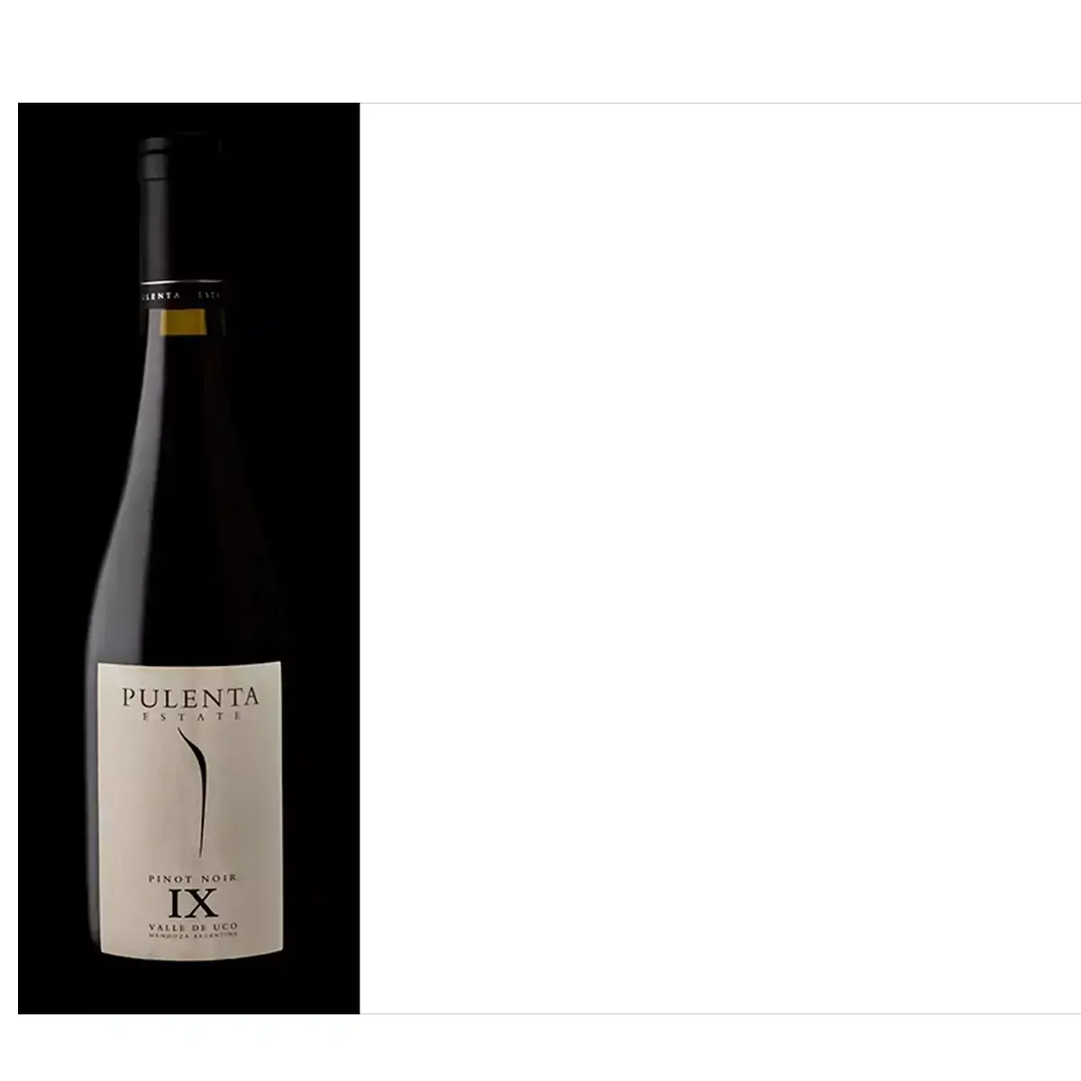 Vinho Argentino Tinto Pinot Noir PULENTA Estate Garrafa 750ml
