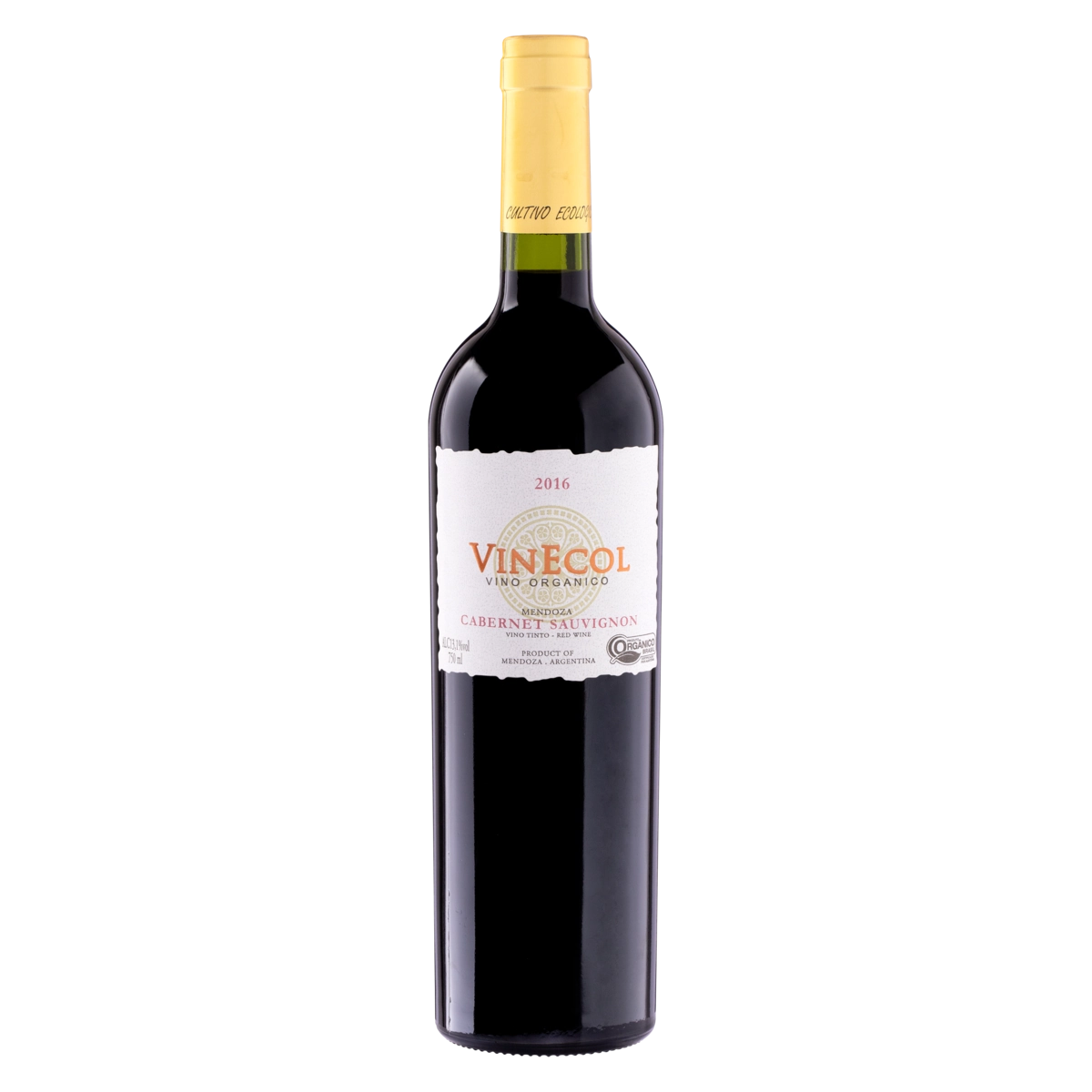 Vinho Argentino Vinecol Orgânico Cabernet Sauvignon 750ml