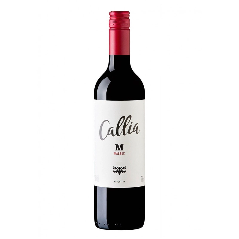 Vinho Argentino Tinto Meio Seco Callia Alta Malbec San Juan Garrafa 750ml
