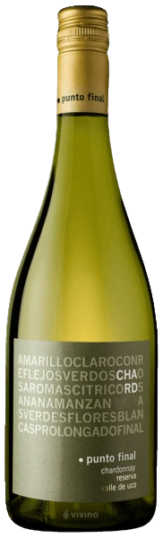 Vinho Chardonnay Reser Punto Final 750ml