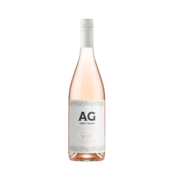 Vinho Argentino Rosé Seco Ag Forty Seven Sangiovese Syrah Mendoza Garrafa