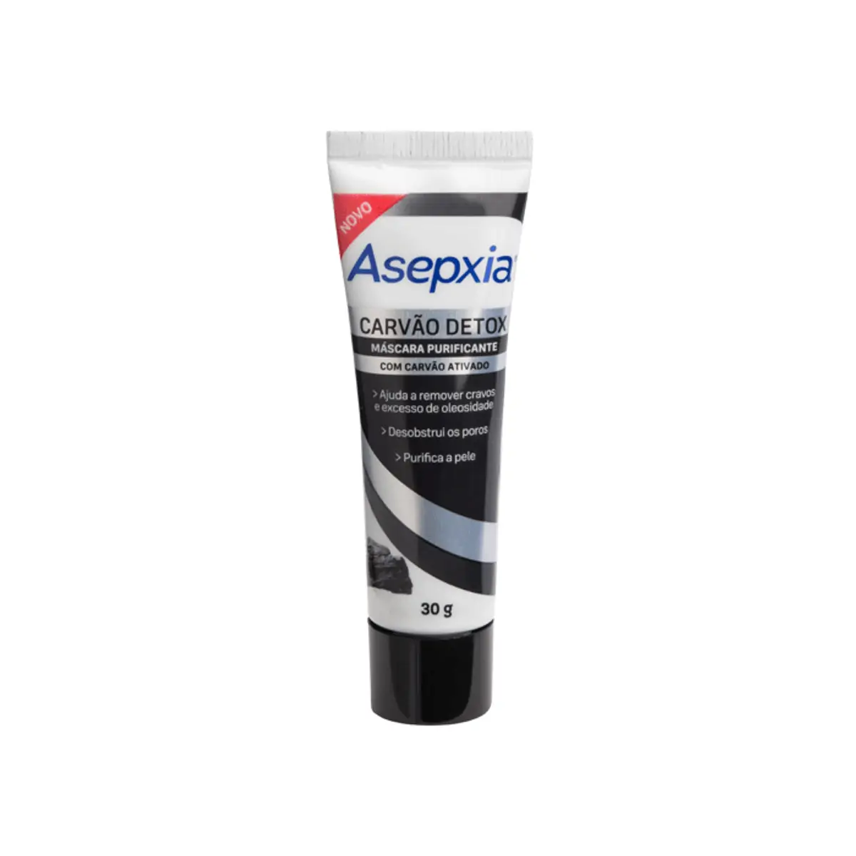 Asepxia Mascara Peel Off Carvão Detox 30g