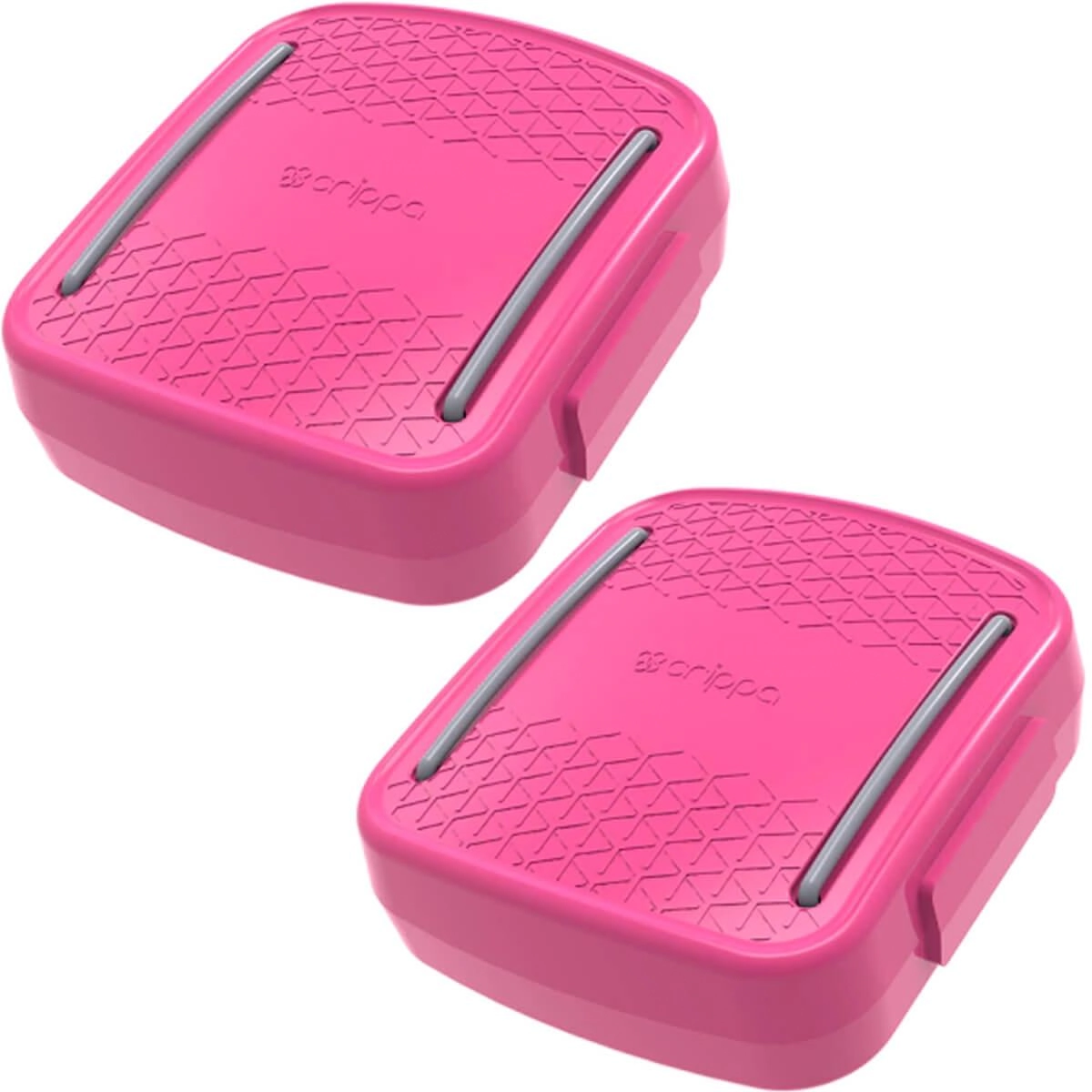 2 Porta Cotonetes Acessórios Para Viagem Rosa Com Elástico Interno Portátil Crippa