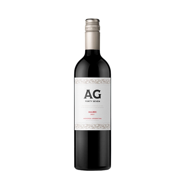 Vinho Argentino Tinto Seco Ag Forty Seven Malbec Mendoza Garrafa
