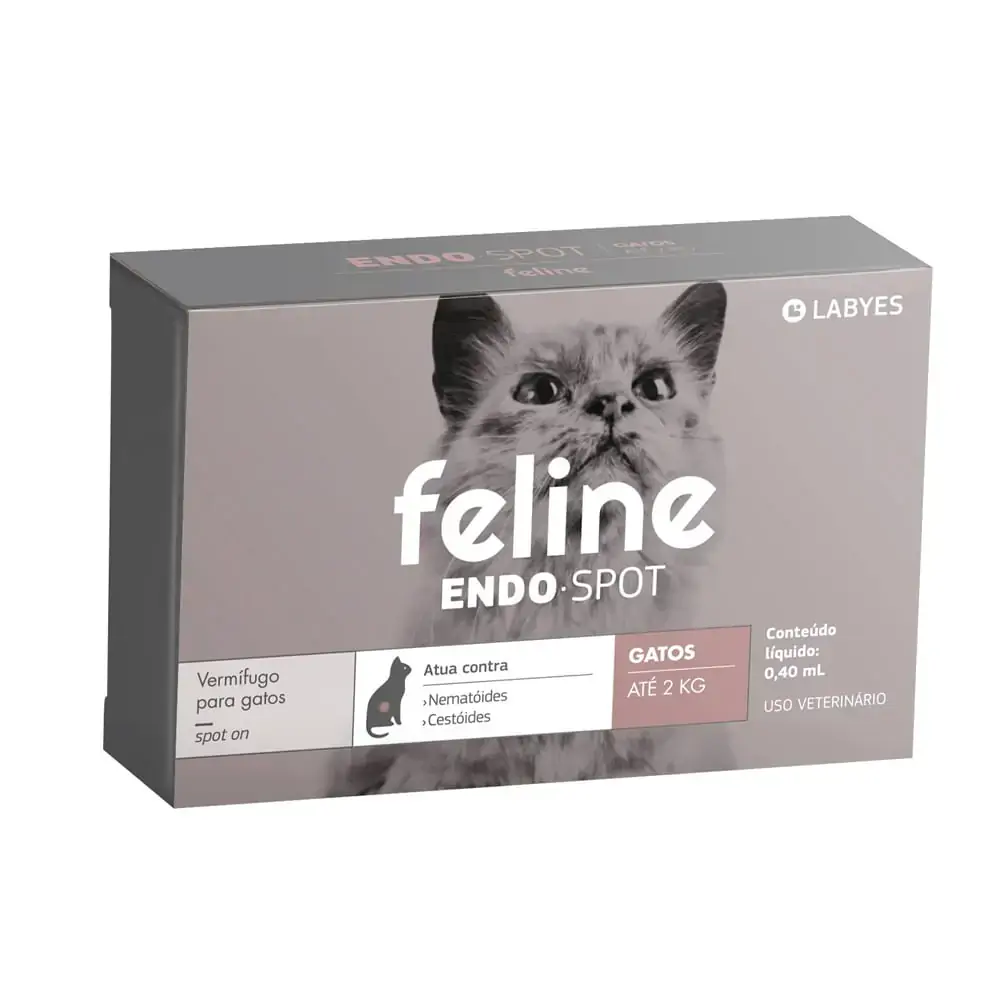 Feline Endospot 0.40 Ml Gatos Até 2 Kg