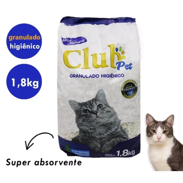 Granulado Higiênico Premium Club Pet 1,8kg